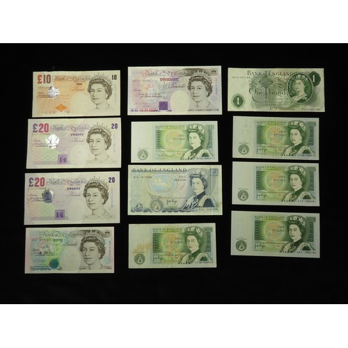 71 - Bank of England (24), a collection of FIRST & LAST PREFIX and FIRST RUN notes comprising Beale White... 