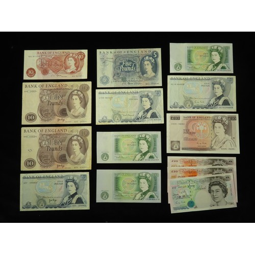 72 - Bank of England (26), a good collection with signatures ranging from Peppiatt to Bailey, including 2... 