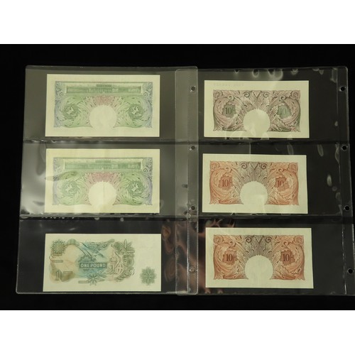 75 - Bank of England (44), a collection of FIRST & LAST PREFIX notes comprising Peppiatt 1 Pound WW2 issu... 