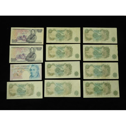 77 - Bank of England (57), a good collection comprising O'Brien 5 Pounds Lion & Key (2), 1 Pound (4), Hol... 