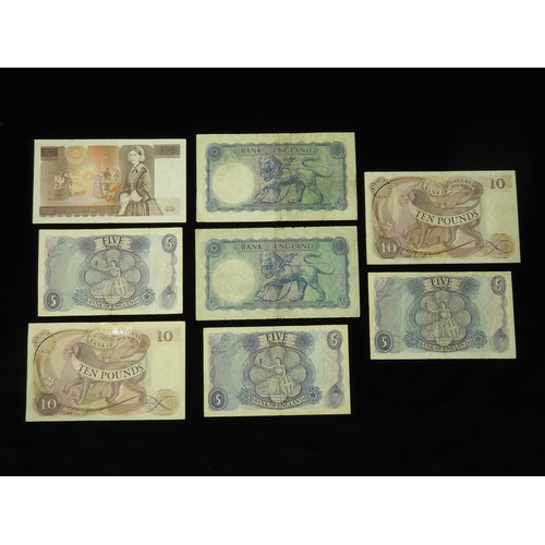 77 - Bank of England (57), a good collection comprising O'Brien 5 Pounds Lion & Key (2), 1 Pound (4), Hol... 