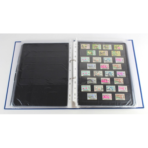 101 - British Commonwealth range on stock sheets in blue binder, much material, cat £1600+ (qty)