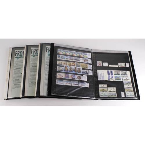 108 - Dealers stock of world stamps priced for sale on Hagner sheets contained in 4 albums, inc aircraft,... 