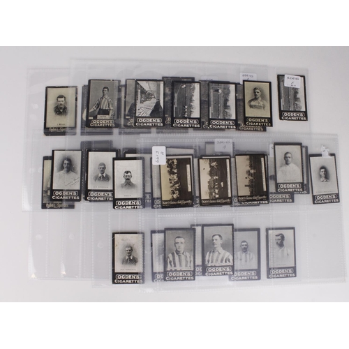 589 - Ogden - Football, Tabs & Guinea Gold issues, a total of approx 58 cards in pages, series include Our... 