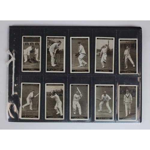 593 - Ogdens, Australian Test Cricketers set 1928 cat £160 P-VG