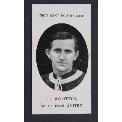 603 - Taddy - Prominent Footballers (London Mixture), type card, H Ashton, West Ham United, G - VG, cat va... 