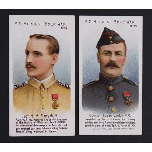 606 - Taddy - V.C. Heroes - Boer War (41-60), 2 type cards - nos.53 & 58, VG, cat value £56