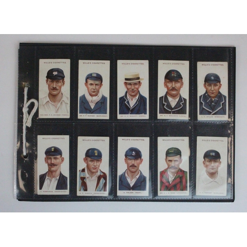 611 - Wills, Cricketers (WILL'S) set 1908 cat £175 F-G