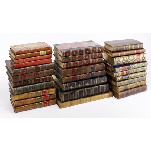 680 - Bindings. A collection of twenty-eight mostly Victorian leather bindings