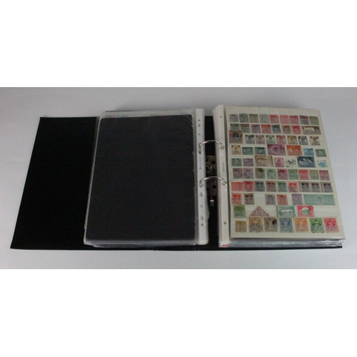 96 - British Commonwealth and World range (no GB) on hagners in black binder. (Qty)