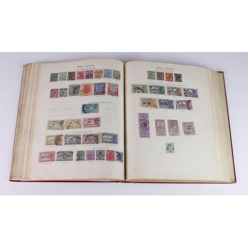 97 - British Commonwealth in New Ideal Postage Stamp Album (1840-1936) stamps predominately used lower va... 