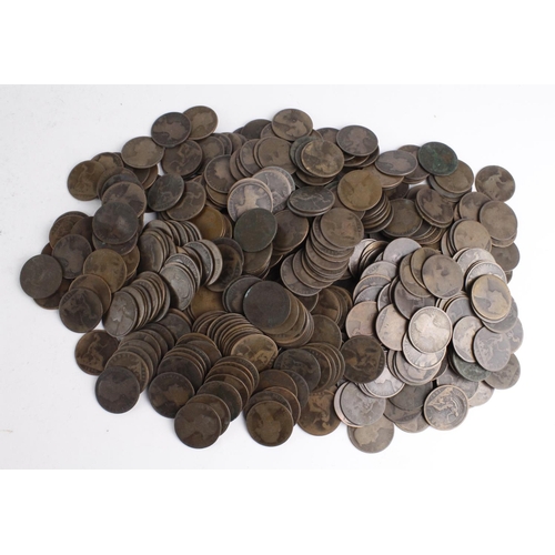 1029 - GB Pennies, Queen Victoria Young Heads, 4KG from circulation.