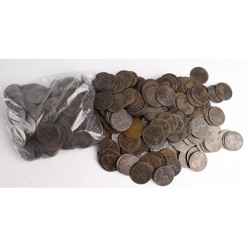 1032 - GB Pennies, Queen Victoria Young Heads, 4KG from circulation.