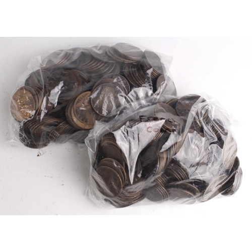 1033 - GB Pennies, Queen Victoria Young Heads, 4KG from circulation.