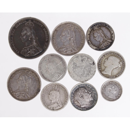 1065 - GB Silver Minors (10) 19th - early 20thC, mixed grade.