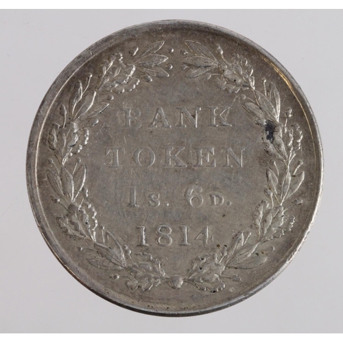 109 - Eighteenpence Bank Token 1814 GVF