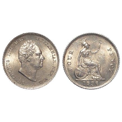 124 - Groat 1836 UNC