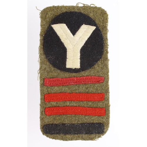 1615 - Cloth Badge: 2nd Bttn. Northamptonshire / 5th Infantry Division / 17th Infantry Brigade WW2 combinat... 