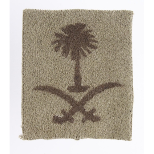 1619 - Cloth Badge: British Military Mission to Saudi Arabia printed formation sign badge in excellent unwo... 