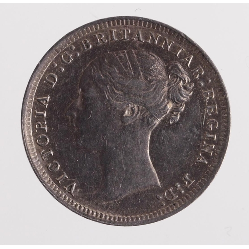 193 - Threepence 1877 EF