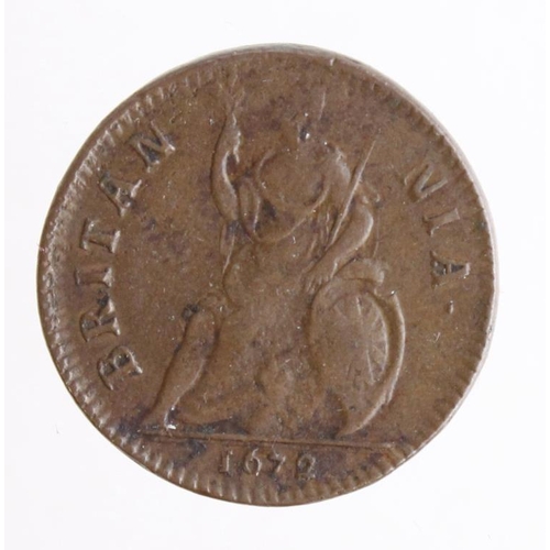 233 - Farthing 1672 GF