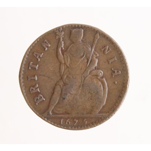 234 - Farthing 1675 GF