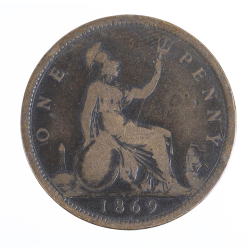 372 - Penny 1869 Fine.