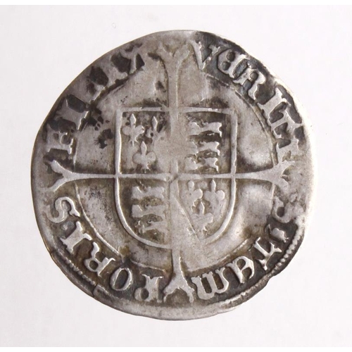 685 - Mary silver groat, reverse reads:- VERITAS, Spink 2492, crinkled F-GF