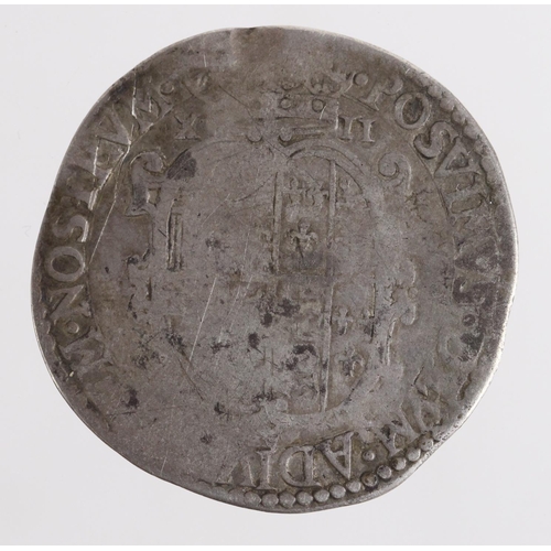 697 - Philip and Mary silver Shilling, full titles without date, with mark of value, no mintmark, S.2498, ... 