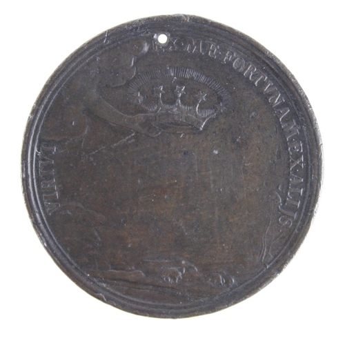 746 - British Commemorative Medal, bronze d.50.5mm: Charles I Memorial 1649, by James and Norbert Roettier... 