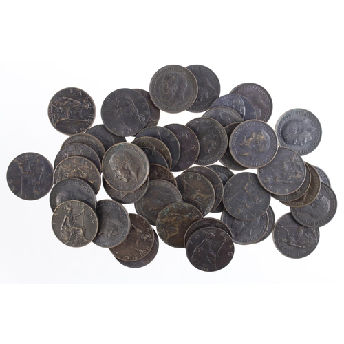 967 - GB Farthings (45) George V dark finish in selected better grades.