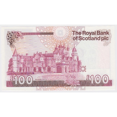 360 - Scotland, Royal Bank of Scotland 100 Pounds dated 23rd March 1994 signed George Mathewson, serial A/... 