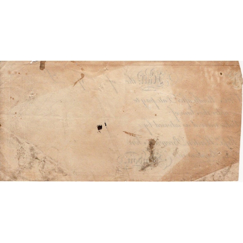 392 - Hull 1 Month sight note 17xx, for Henton Brown & Son bankers in London, unissued, trimmed at left, s... 