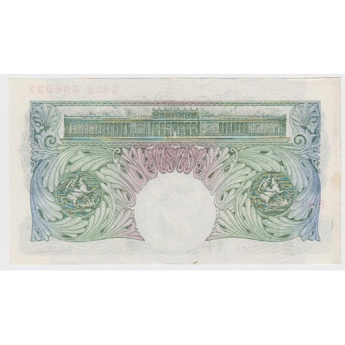 68 - Beale 1 Pound issued 1950, scarce REPLACEMENT note, serial S40S 596037 (B269, Pick369b) light centre... 