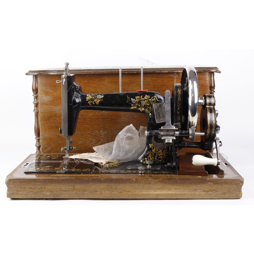 1061 - Winselmann Nahmaschine Deutsche Industrie sewing machine, circa late 19th to early 20th Century, con... 