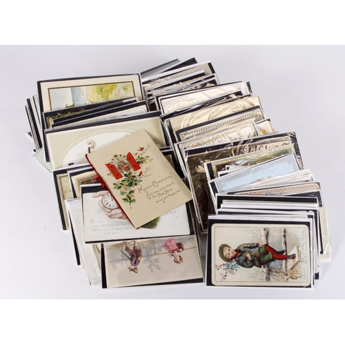 1041 - Early greetings in box, very good varied collection, needs viewing  (approx 126 items)