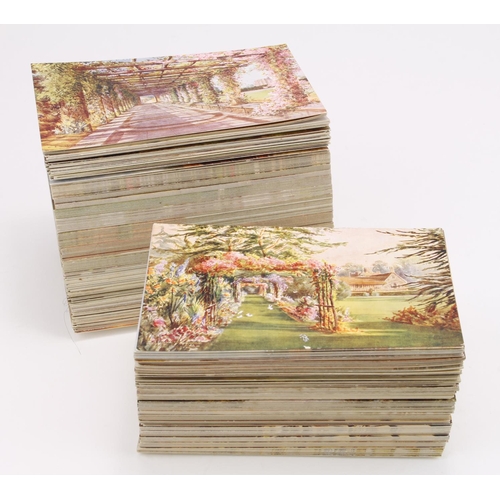 513 - Art cards, mixed scenic, various artists, some duplication (approx 485 cards)