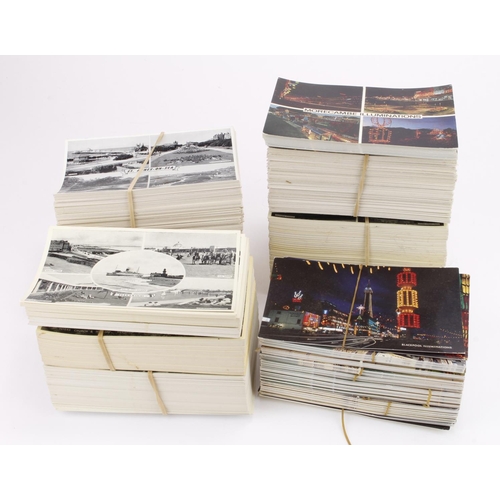 527 - Lancashire, various assorted places, duplication, in 2 boxes   (approx 1100 cards)   ()