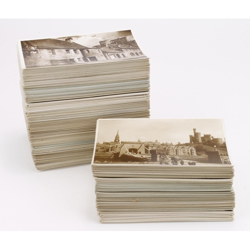 535 - Scotland, good real photo collection, light duplication   (approx 550 cards)