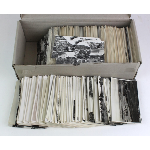 542 - Topographical real photos, collection housed in long box commencing with letter M, duplication   (ap... 