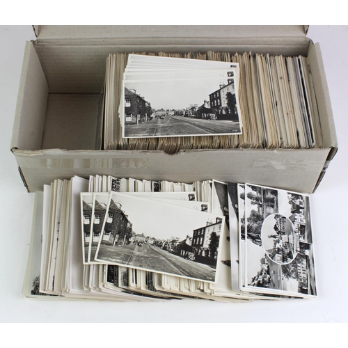 549 - Topographical real photos, housed in long box, varied collect commencing with letter W, duplication ... 