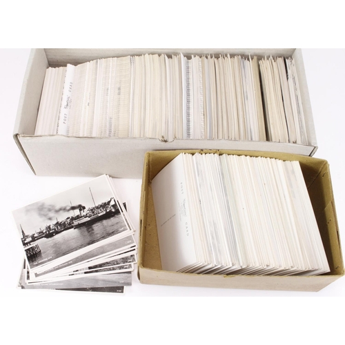 556 - Topographical real photos, large varied collection all commencing with letter A, pubs, shops, etc, h... 