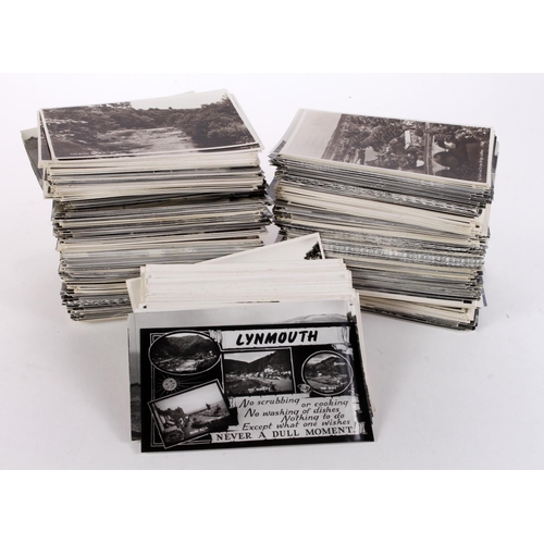 562 - Topographical real photos, mixed collection in long box commencing with letter L, duplication   (app... 