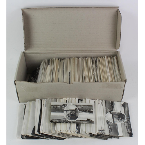 572 - Topographical real photos, varied selection in large box, commencing with letter S, duplication   (a... 