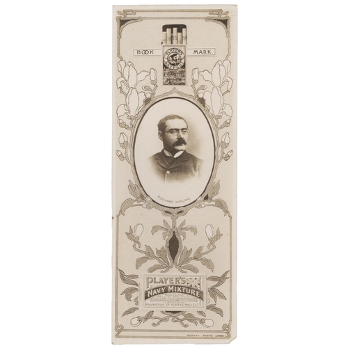 685 - Players - type card, Bookmarks (Authors) Rudyard Kipling nr VG but has 1 corner damaged (see illustr... 