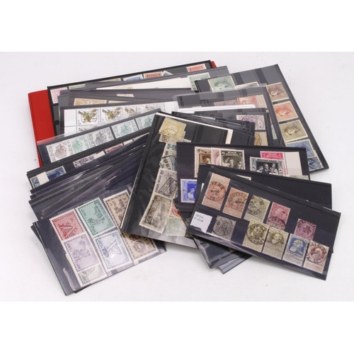 71 - Belgium lot in plastic tub from earlies to 1960's, on loose stockcards, plus small folder of modern ... 