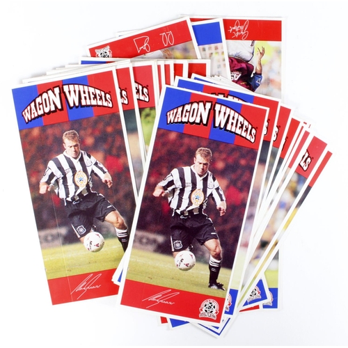 716 - Wagon Wheels, set of 12 Skill Cards (Football), with 15 spares, some duplication. (Qty)