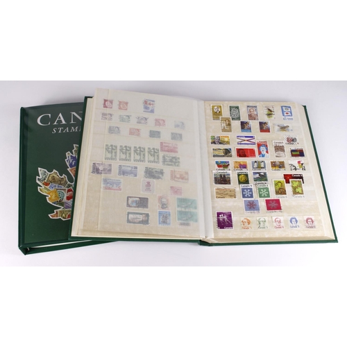 87 - Canada mint and used in stockbook and SG Album. Album to 1974 with approx 90% completion from 1912-3... 