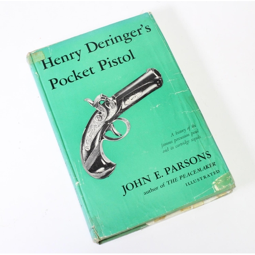 1026 - Gun related book Henry Derringers Pocket Pistols By John E Parsons scarce book full of information.