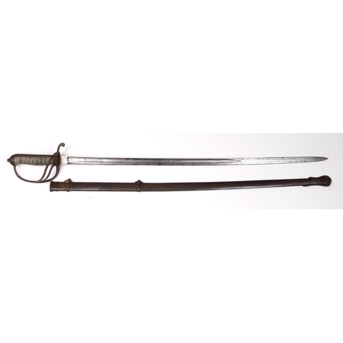 1069 - Sword - 1821 Pattern Royal Artillery Officers Sword, slim fullered blade 33